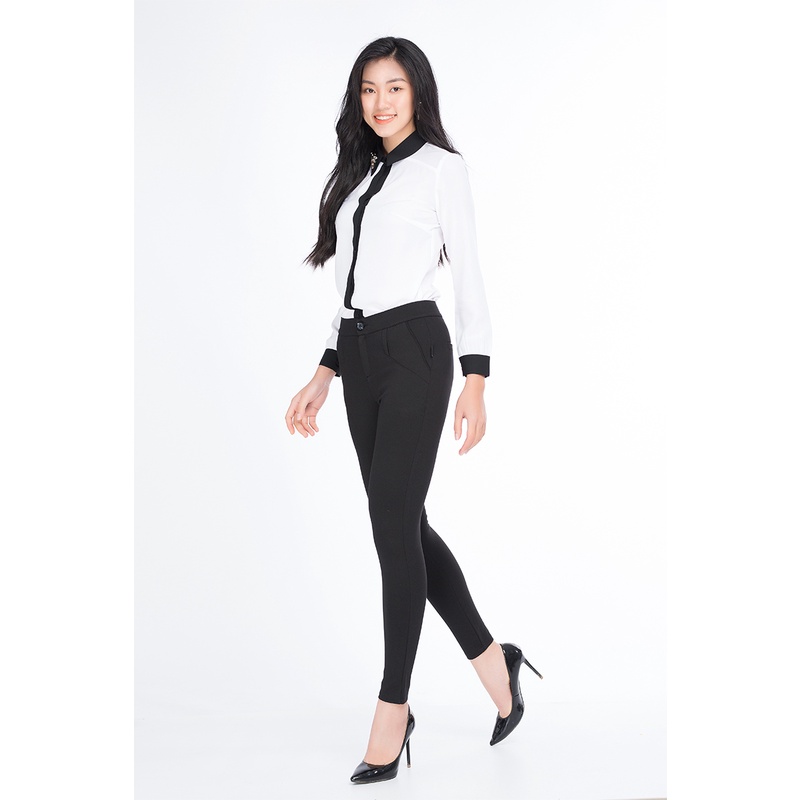 Quần Legging Cao Cấp Luperi LP533 Chất Liệu Umi Dày Dặn Khóa Trước Cúc Trước