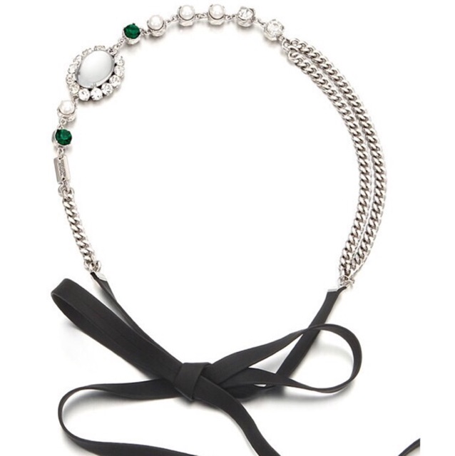 (-30k) Cài tóc ribbon hạt đá pha lê