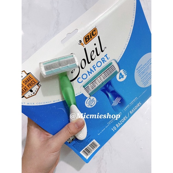 DAO CẠO BIC Soleil cho phái nữ set 2 cây