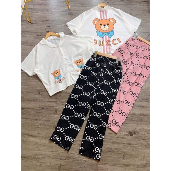 [XẢ KHO] Áo Gấu cánh dơi , quần ống suông | BigBuy360 - bigbuy360.vn