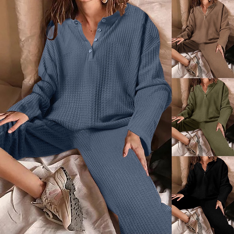 Bộ áo sơ mi và chân váy ZANZEA tay dài sành điệu cho nữ