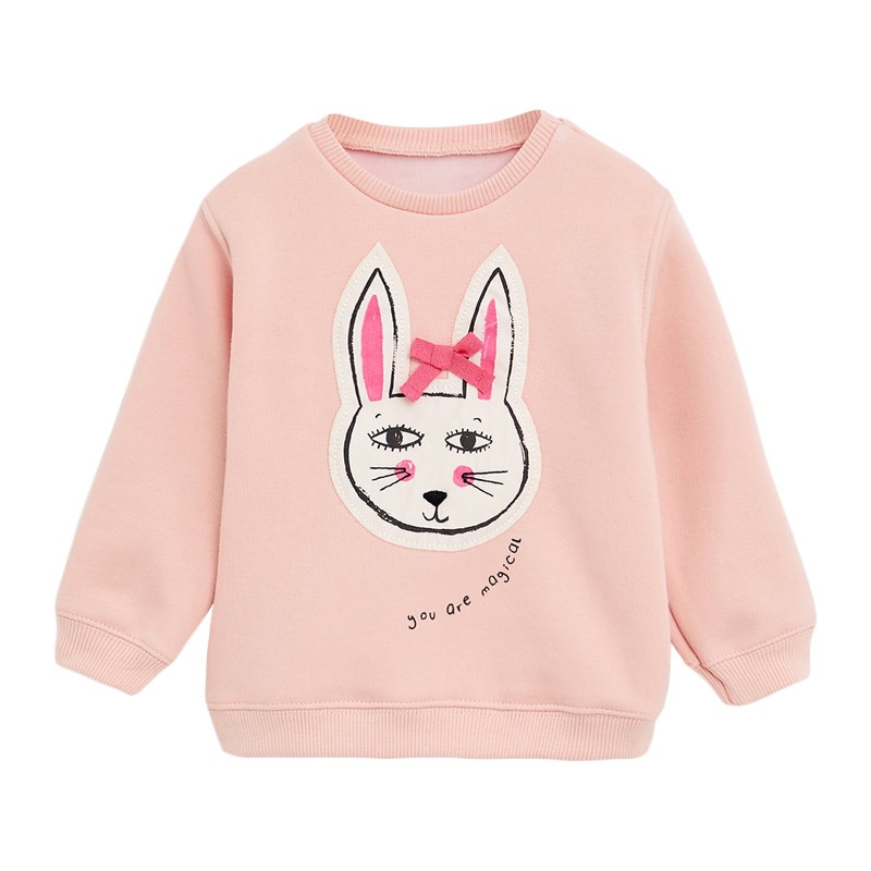 Mã C1013 áo dài tay da cá hình thỏ Bunny xinh yêu của Little Maven cho bé gái