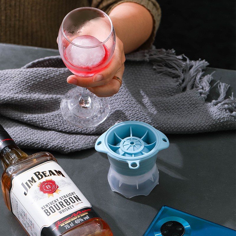 Khuôn Làm Đá Hình Cầu Bằng Silicone Chất Lượng Cao