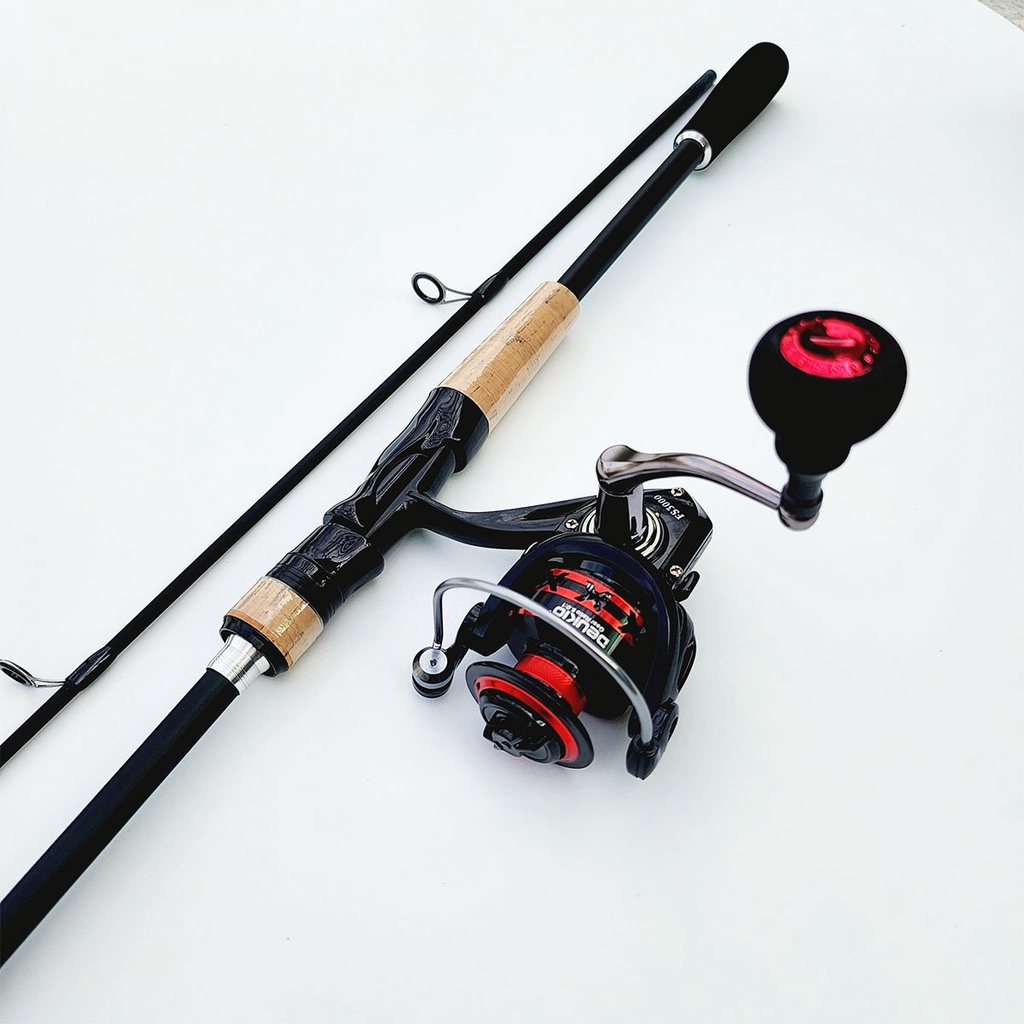 Bộ Cần Câu Lure Mantis Máy Đứng FS3000 Cần Câu Cá Carbon Kèm Dây PE Và Hộp Mồi Lure