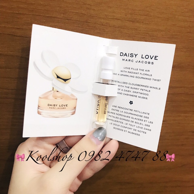 Vial 1.2ml - Mini 4ml🌼Nước Hoa Nữ Marc Jacobs Daisy Love Eau De Toillet