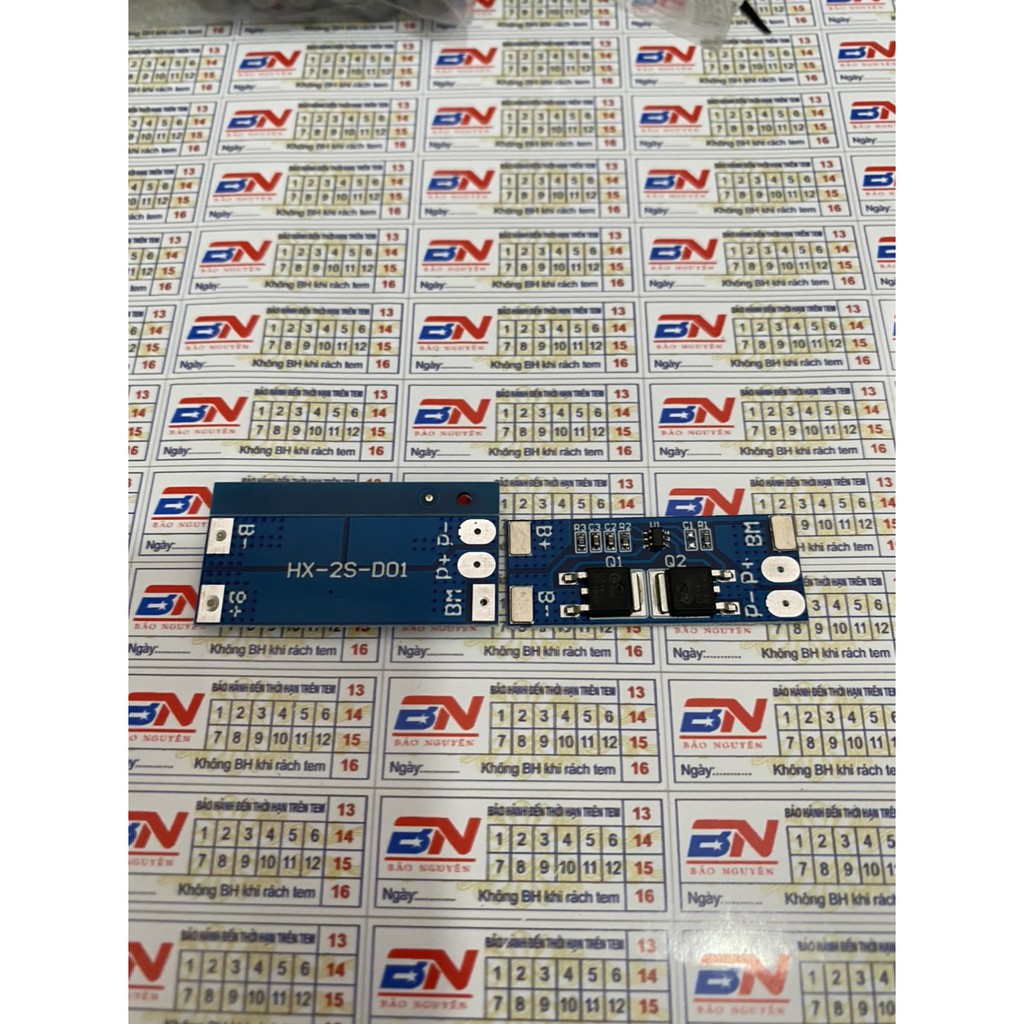 Mạch 2s 8a Bảo Vệ Pin Lithium 18650. BN.