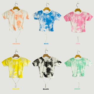 Áo thun croptop cộc tay nữ buộc dây eo sexy - áo croptop phông loang dây buộc eo điệu đà - bb real