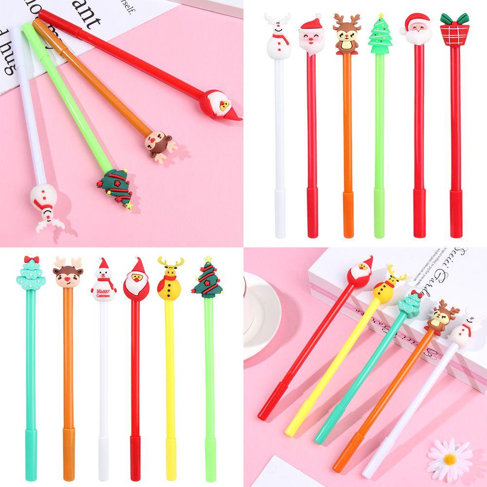 Bút Mực Đen Hình Người Tuyết Giáng Sinh Sáng Tạo