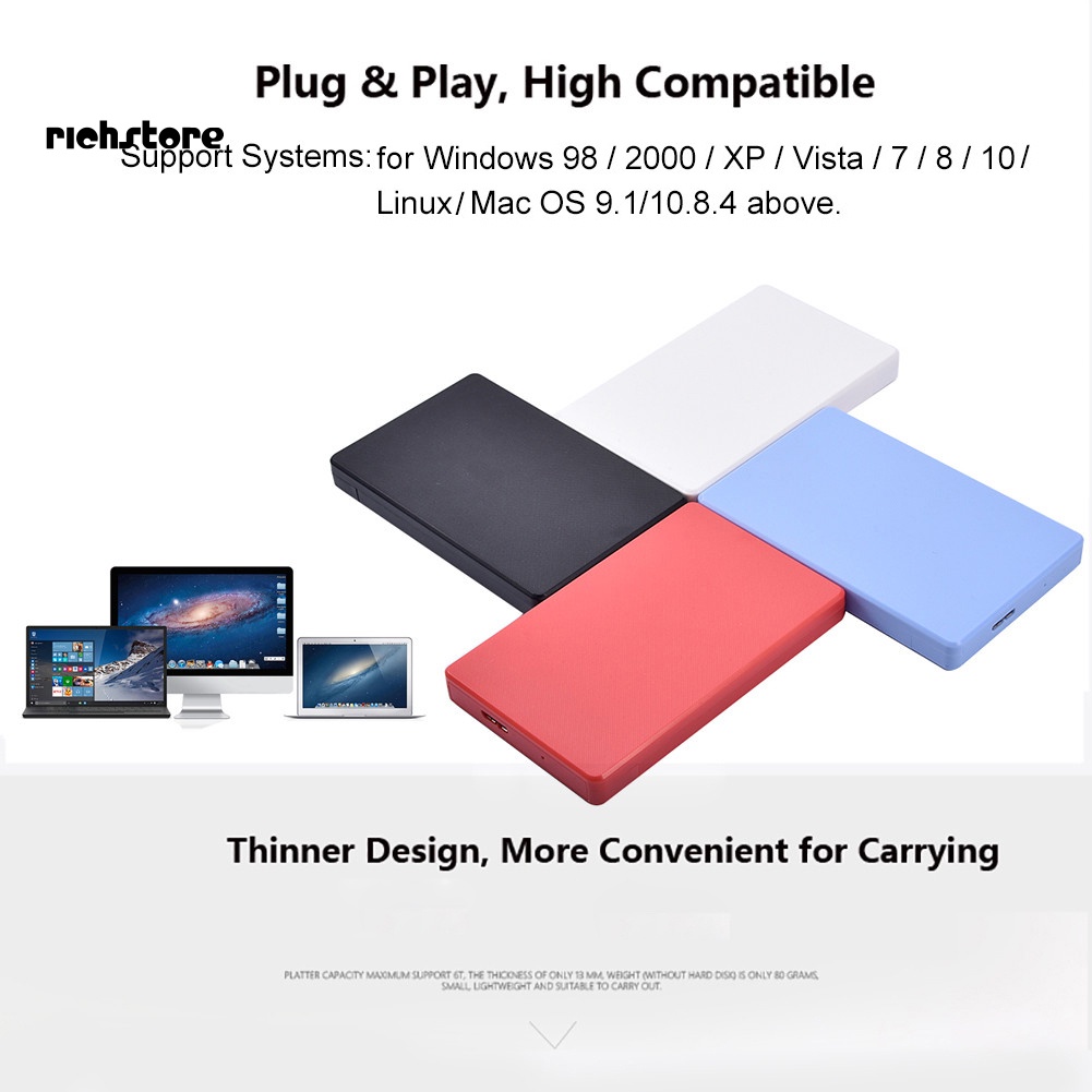 Ổ Cứng Ngoài Xdnccx USB 3.0 5Gbps 2.5inch SATA HDD SSD Cho PC | BigBuy360 - bigbuy360.vn