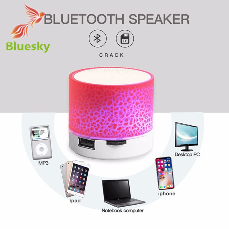 Loa Bluetooth Có Đèn Led Nhiều Màu Sắc Cho Phòng Ngủ
