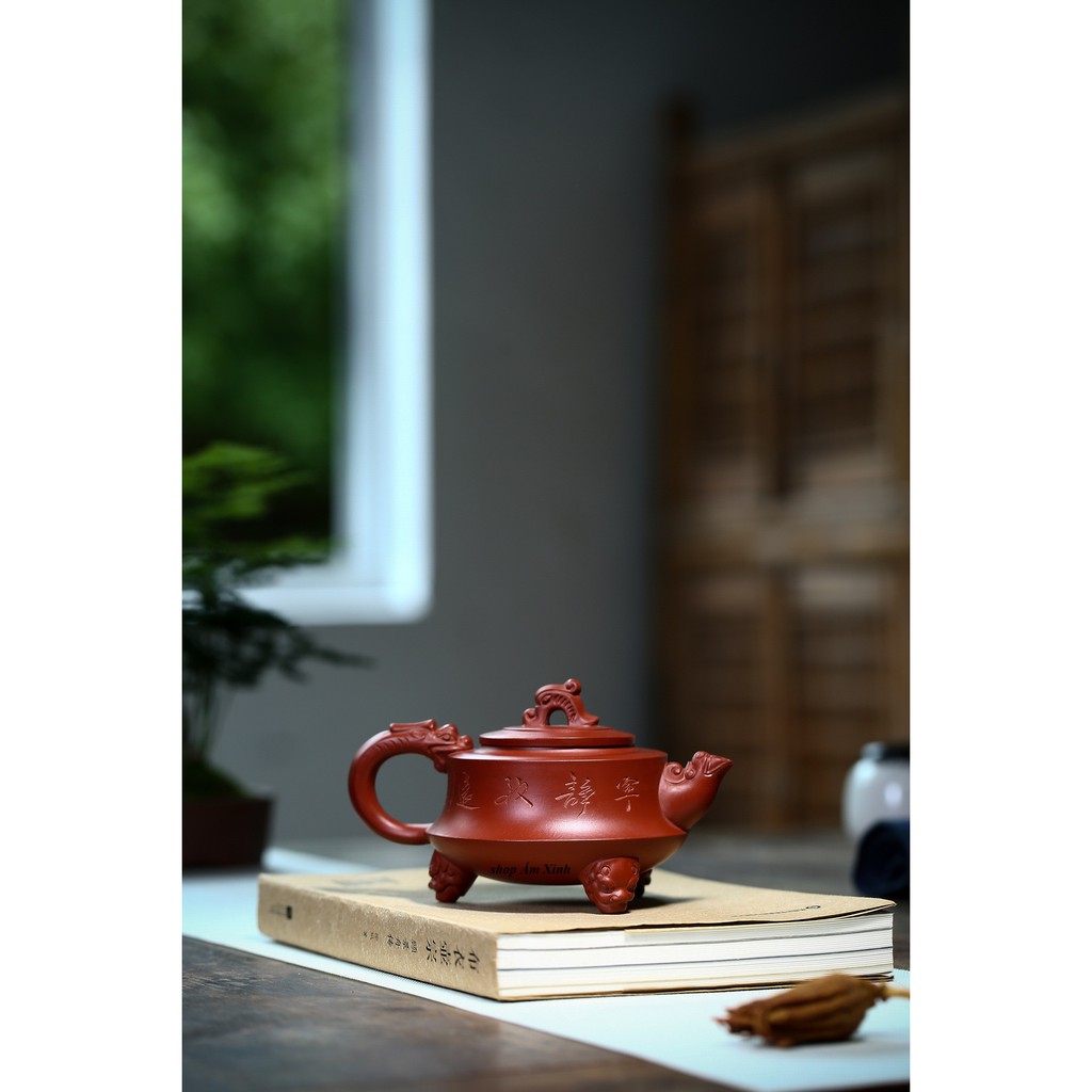 Ấm Tử Sa Nghi Hưng Đại Bân Như Ý 260 ml (Đại Hồng Bào)