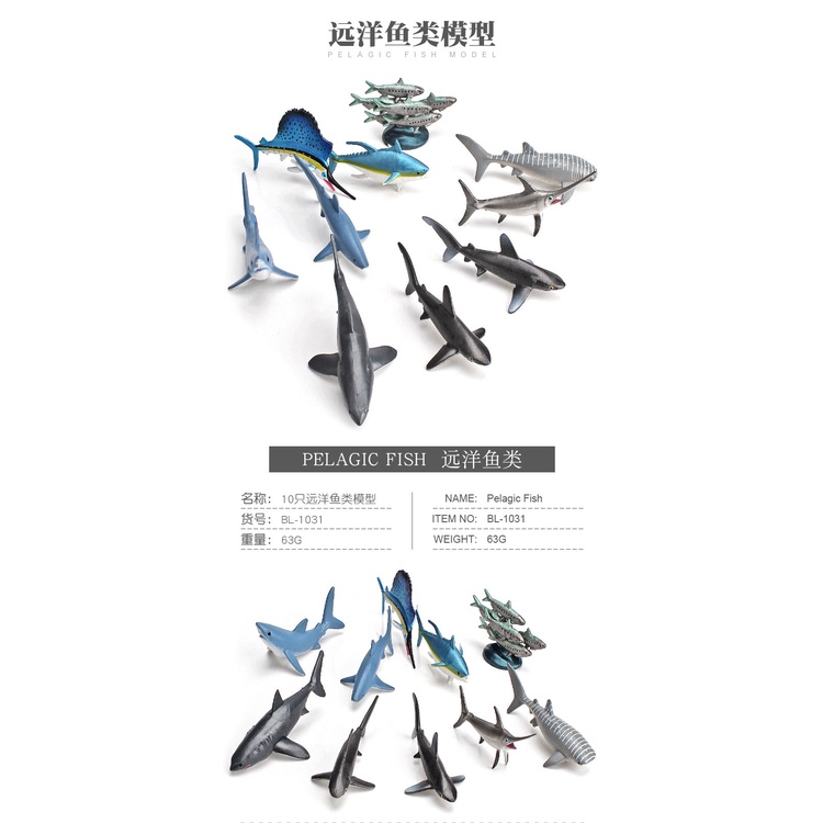 Mô Hình Cá Mập / Cá Mập / Cá Mập / Cá Mập Xanh Dương Mini Bằng Lụa Tuyệt Vời Mới Cho Trẻ Em