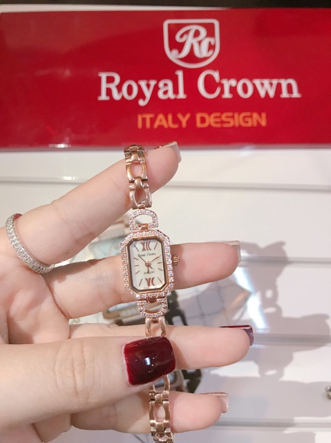 Đồng hồ nữ chính hãng Royal Crown 6538 dây thép
