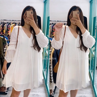 Đầm aricot babydoll bigsize đầm trắng
