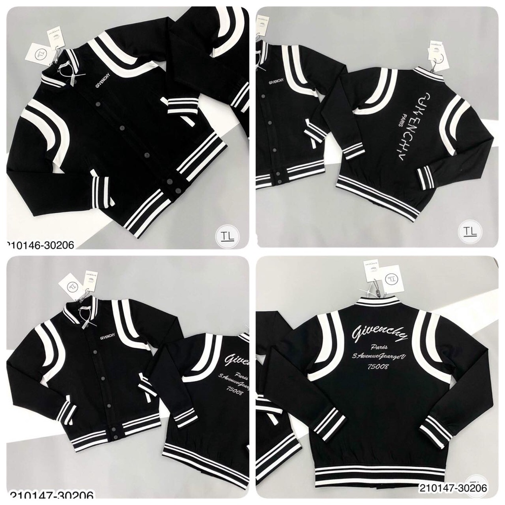 Áo khoác nam GVC - Áo bomber thêu chữ givenchi siêu nét - áo khoác bomber nam hot trend 2021