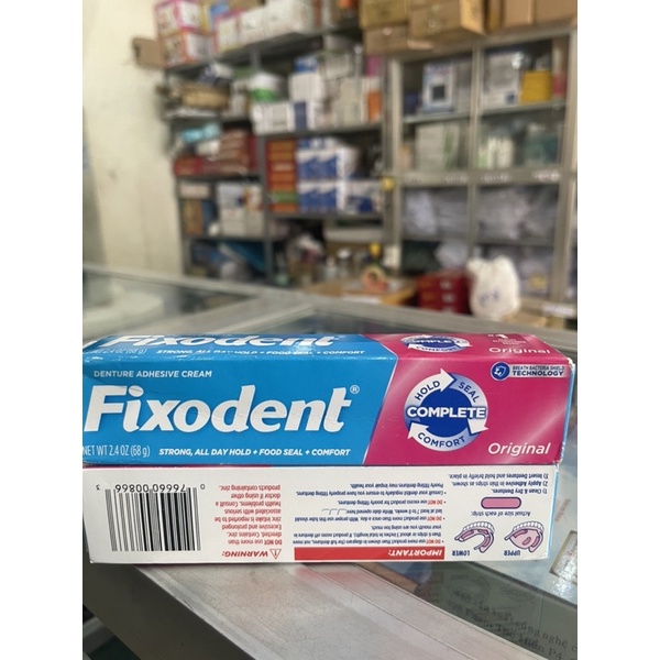 Keo dán răng giả Fixodent