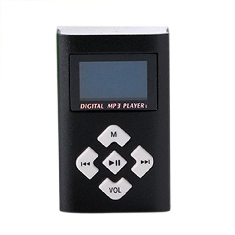 Máy Nghe Nhạc MP3 Dạng Kẹp Có Màn Hình LCD Hỗ Trợ Thẻ Nhớ 32GB