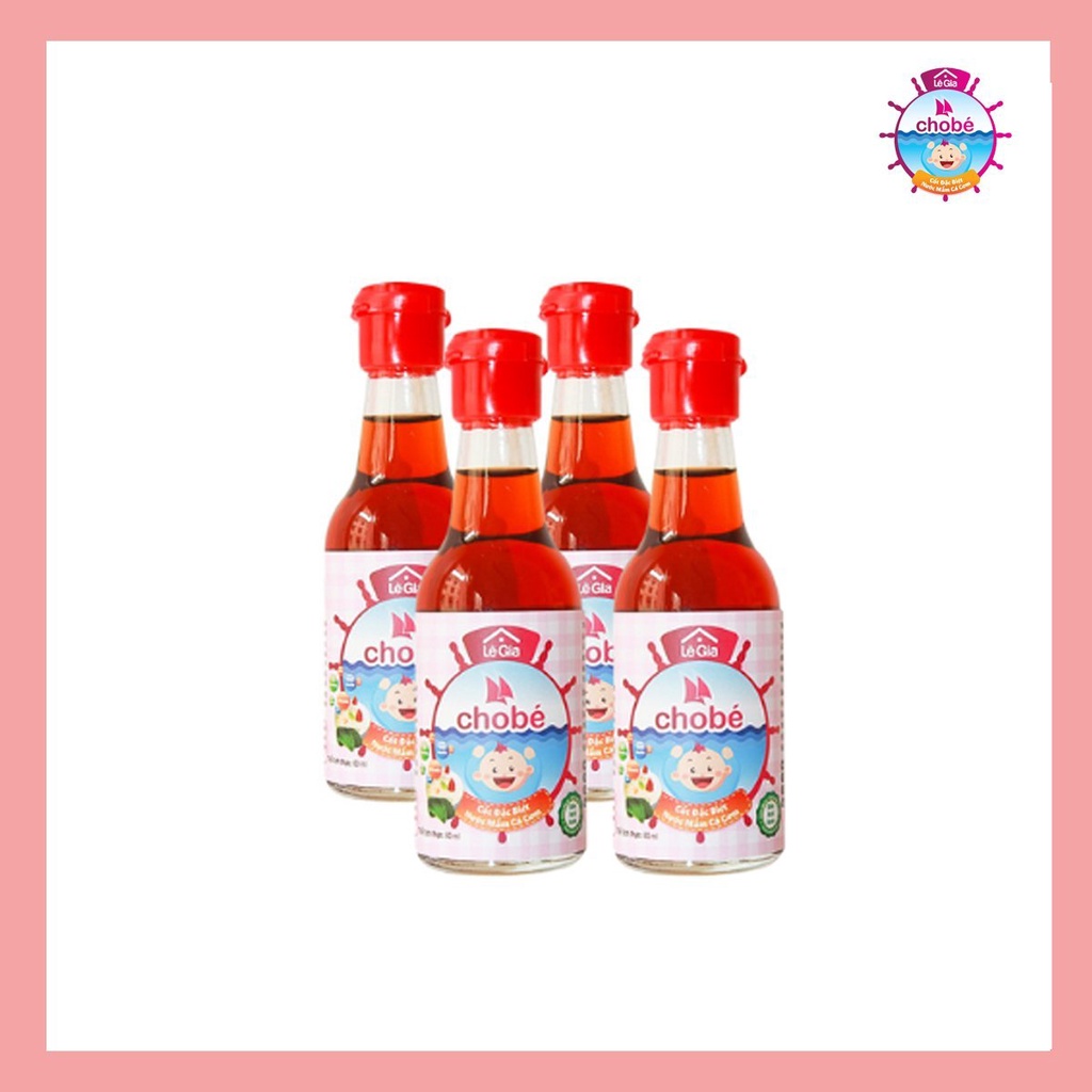 Nước mắm cho bé -Nước mắm Lê Gia cho bé ăn dặm bổ dưỡng giúp ăn ngon hơn 60ml/200ml Date 2023