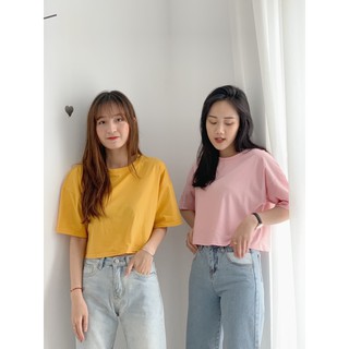 Áo trơn dáng ngắn AP372 1994closet