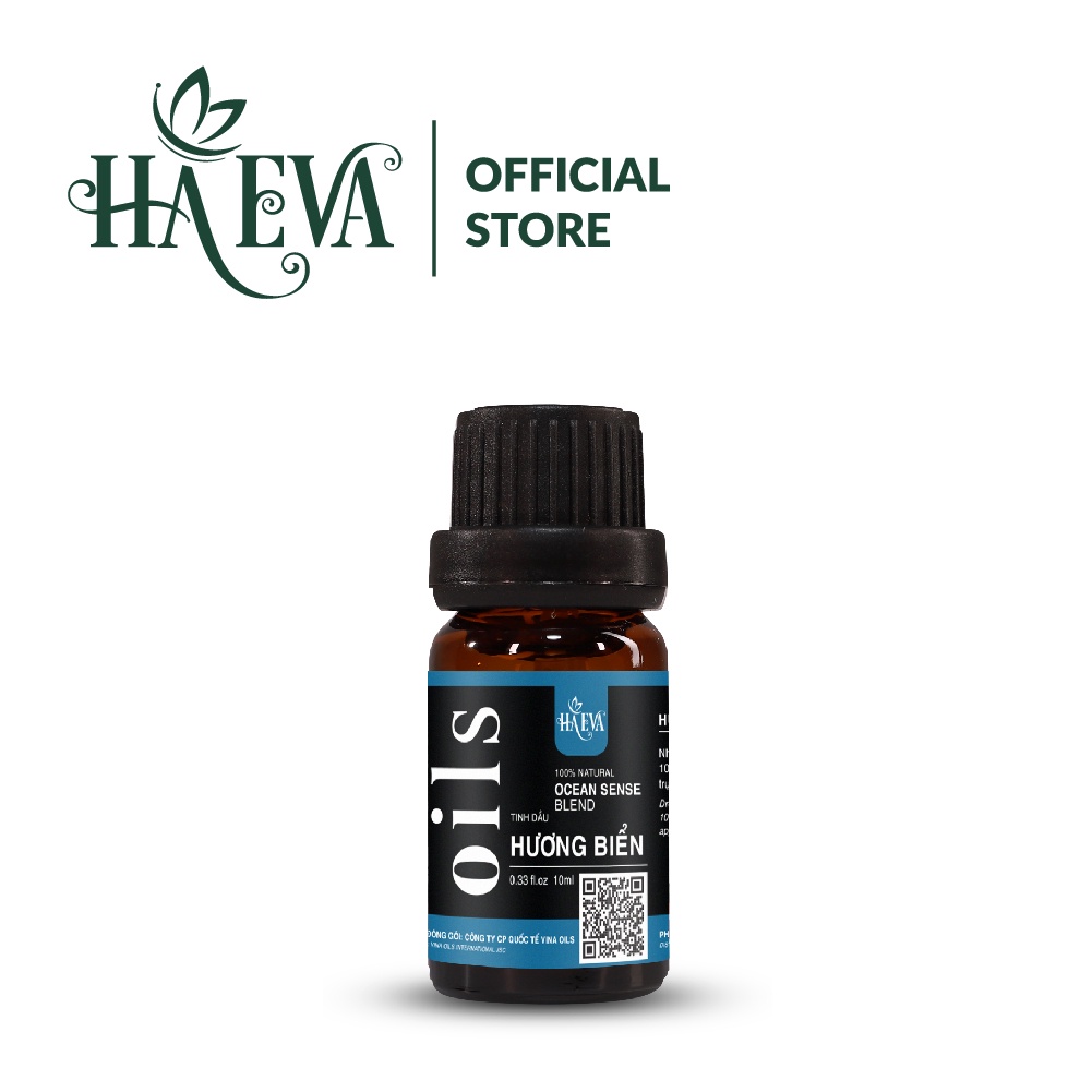 Tinh dầu xông Hương Biển Haeva Cao Cấp, 100% Thiên Nhiên, giảm căng thẳng, âu lo, giúp ngủ ngon,Chai 10ml/30m/100ml