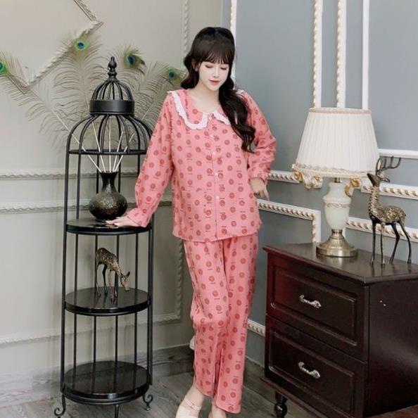 Bộ bầu,bộ đồ sau sinh dài tay mặc nhà có khoá mở cho con bú (ảnh thật)