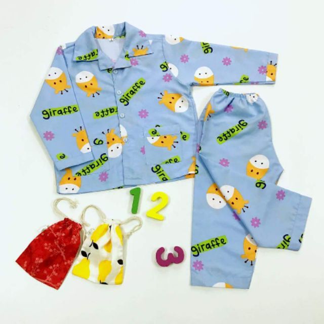 PIJAMA DÀI CHO BÉ SIZE 6(22-30kg)