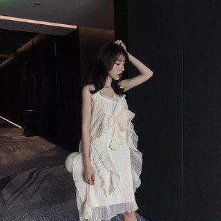 ĐẦM 2 DÂY REN LƯỚI PHỐI BÈO