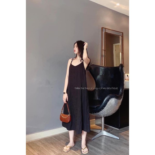 Đầm maxi 4 dây hot trend | BigBuy360 - bigbuy360.vn