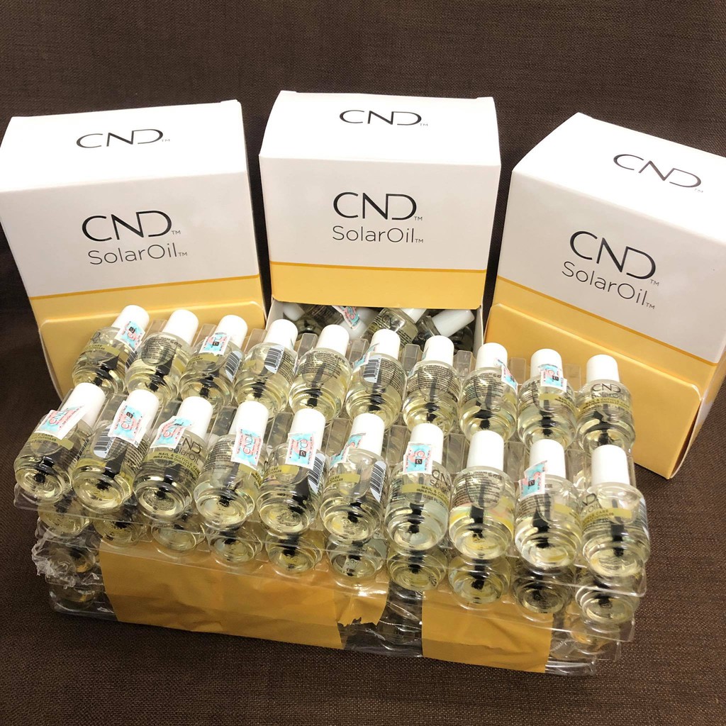 Dưỡng móng CND Solar Oil 3,7ml, Dưỡng ẩm và duy trì sức khoẻ móng toàn diện