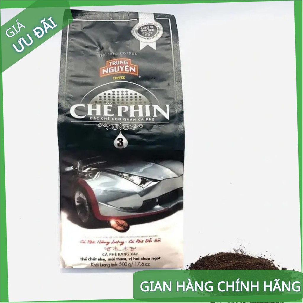 [Chính hãng] Cà phê Chế phin 3 Trung Nguyên - bịch 500 gram - Trung Nguyên Legend