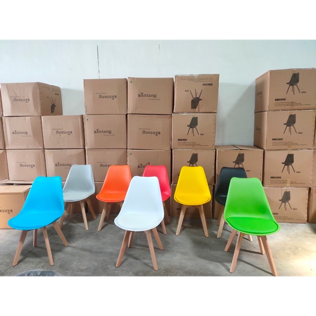 combo 5 ghế eames đệm da eames ( 345k/1 ghế)