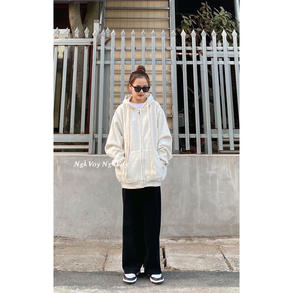 ÁO KHOÁC HOODIE ZIP DÂY BẢN TO | BigBuy360 - bigbuy360.vn