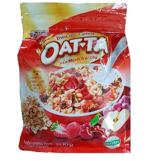 Yến mạch oatta trái cây gói 800gr