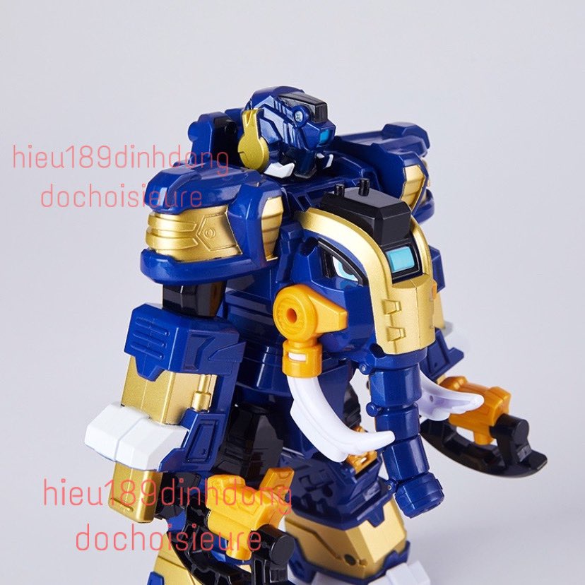 Lực lượng nhí x siêu nhân nhí miniforce animaltron Robot chiến binh thú Voi Elie