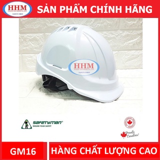 Nón bảo hộ Safetyman GM16 núm vặn sau, có lỗ thoát khí