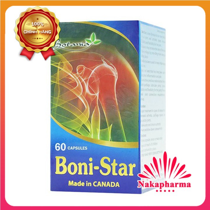 ✅ [CHÍNH HÃNG] Boni-Star – Giảm đau xương khớp cấp và mãn tính, thoát hóa khớp, viêm xương khớp BoniStar