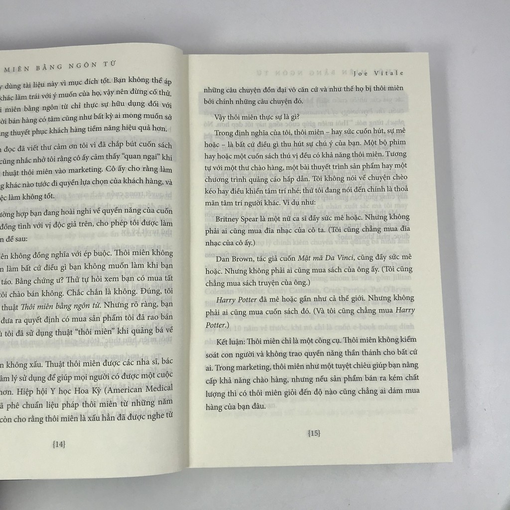 Sách - Thôi Miên Bằng Ngôn Từ - Joe Vitale (bìa đen) | BigBuy360 - bigbuy360.vn