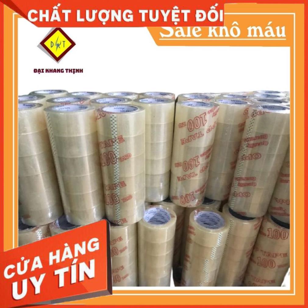 Băng keo trong 5cm băng keo dán thùng ĐẠT CHUẨN