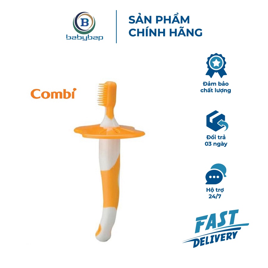 Bàn Chải Đánh Răng Combi 3 Bước Từ 4 Tháng Tuổi Đến 18 Tháng Tuổi