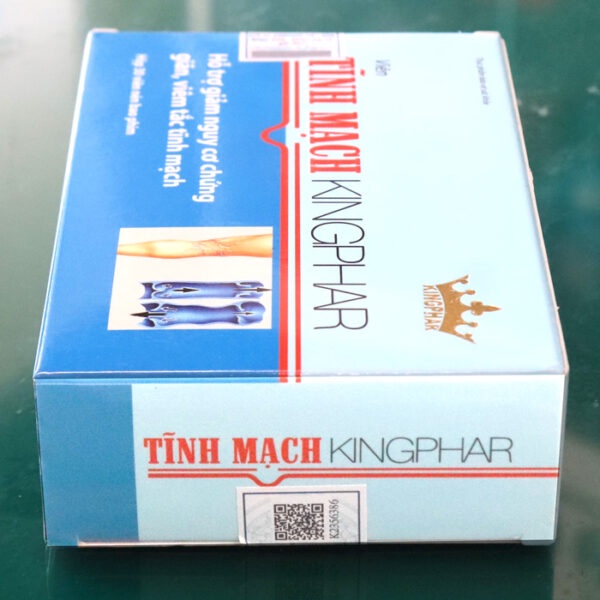 Viên Tĩnh Mạch Kingphar, hỗ trợ tăng độ bền tĩnh mạch chi (hộp 30 viên) hàng chính hãng.