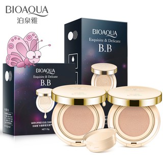 [Hàng mới về] Bộ phấn nước dạng kem BB BIOAQUA tạo lớp trang điểm tự nhiên không tì vết kèm lõi thay thế