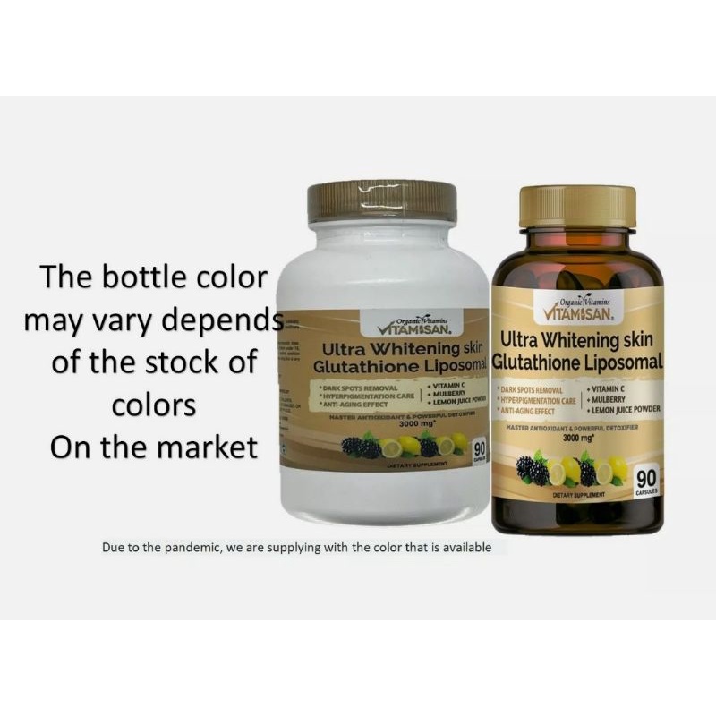 Viên Uống Trắng Sáng Da Liposomal Glutathione 3000mg Alpha lipoic acid NAC Vitamin C Giảm Nám Whitening Skin Vitamisan