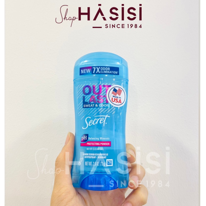 Gel Khử Mùi Nữ 24h SECRET CLEAR GEL ROLL ON 73gr