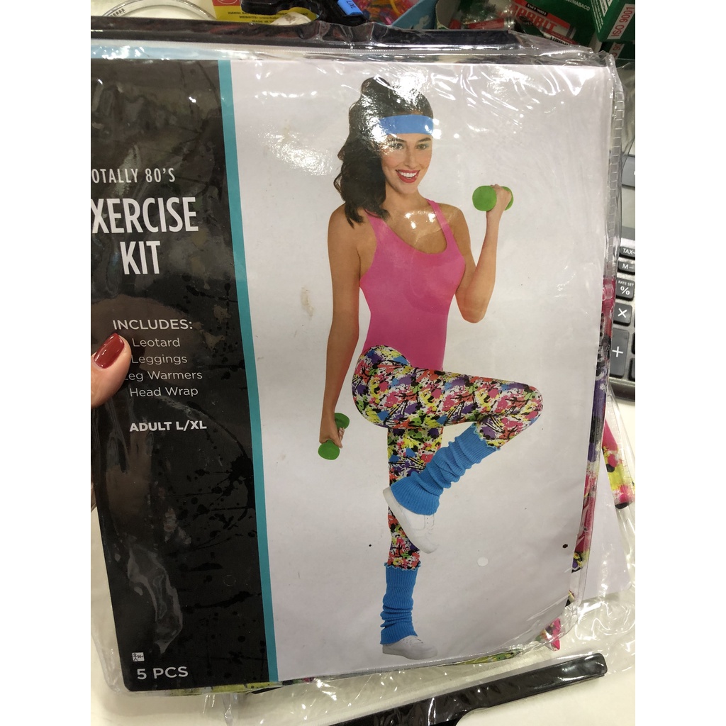 Bộ đồ tập Exercise Kit hóa trang Halloween cho người lớn - Hàng xuất dư thương hiệu Amscan