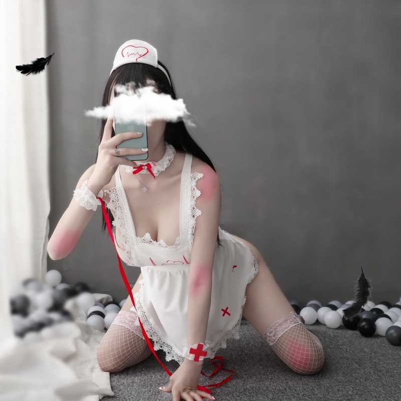 Đầm ngủ cosplay cô y tá nóng bỏng đàm nữ anime dễ thương