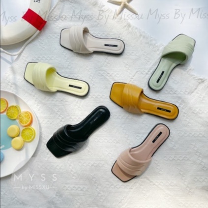 Dép nữ quai ngang chỉ giữa 1cm thời trang MYSS - DE94