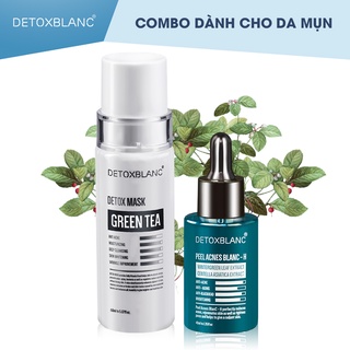 Combo xóa mụn thâm dưỡng trắng Detox blanc