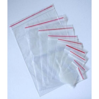 50 cái túi zip chỉ đỏ