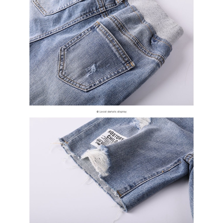 Quần jeans Lửng Thời Trang Dành Cho Bé Trai