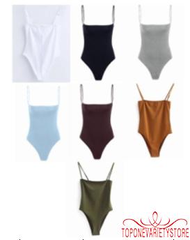 Jumpsuit Hai Dây Màu Trơn Thời Trang Cho Nữ | BigBuy360 - bigbuy360.vn